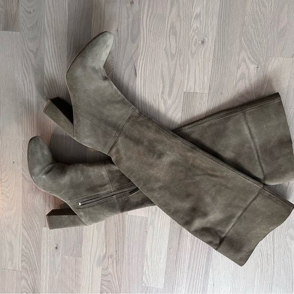 Free people high heel over knee suede boots size 41. - Picture 8 of 15